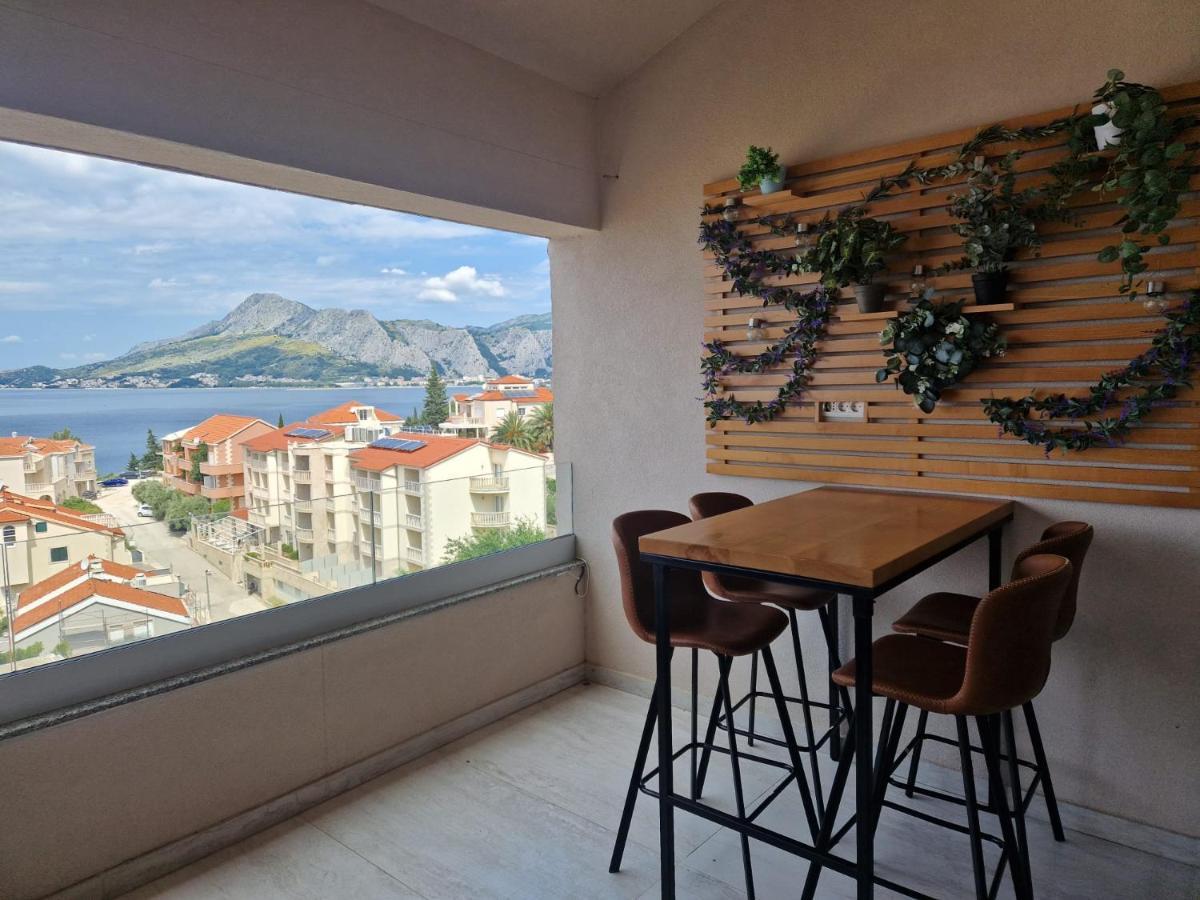 Apartmán Amazing Sea View Omiš Exteriér fotografie