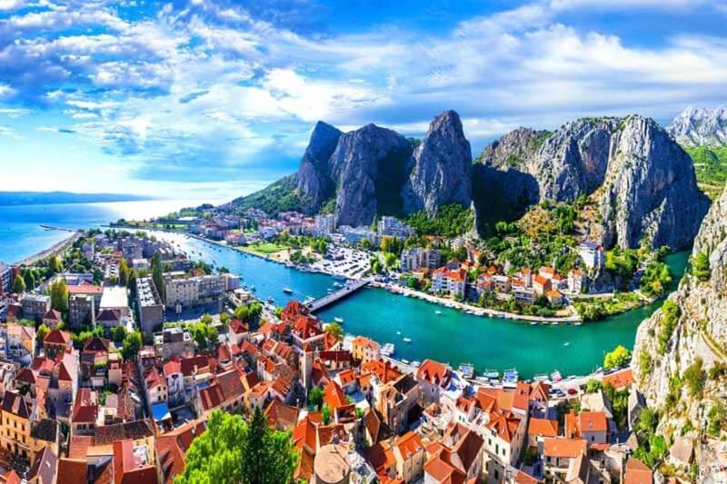 Apartmán Amazing Sea View Omiš Exteriér fotografie
